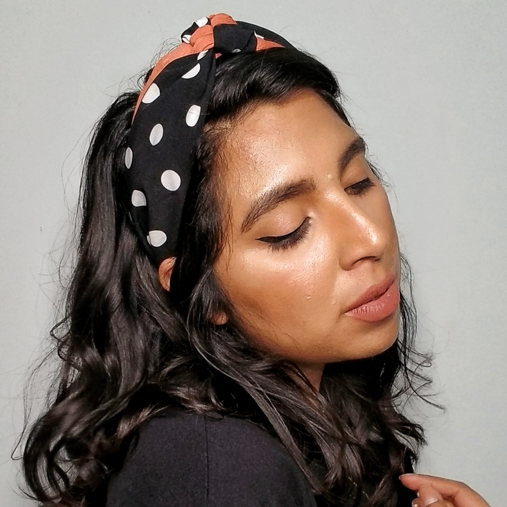 SUNSETS & POLKA DOTS HEADBAND - Picture 2 of 6